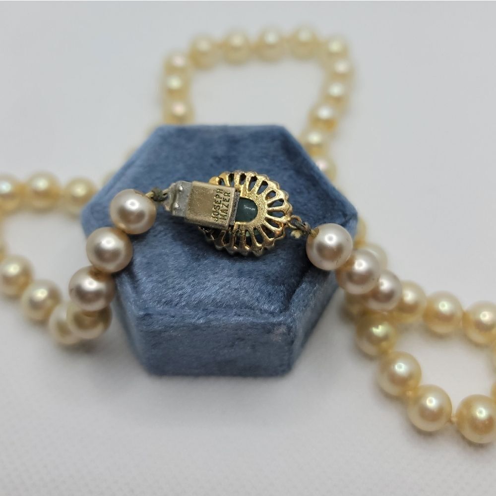 JOSEPH MAZER Vintage Faux Pearl Necklace - Picture 7 of 9